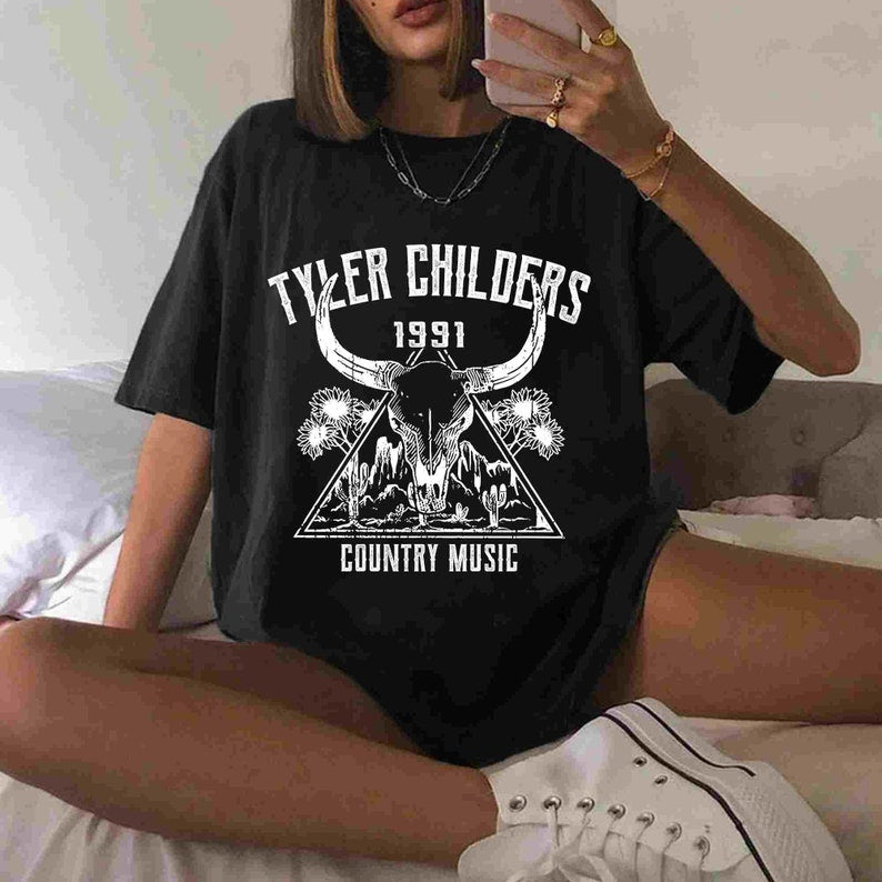 Tyler Childers 1991 T-Shirt,Childers Country Music Shirt,Childers Bullhead Tee, Childers Merch, Western Tee,Country Lovers,Childers Album