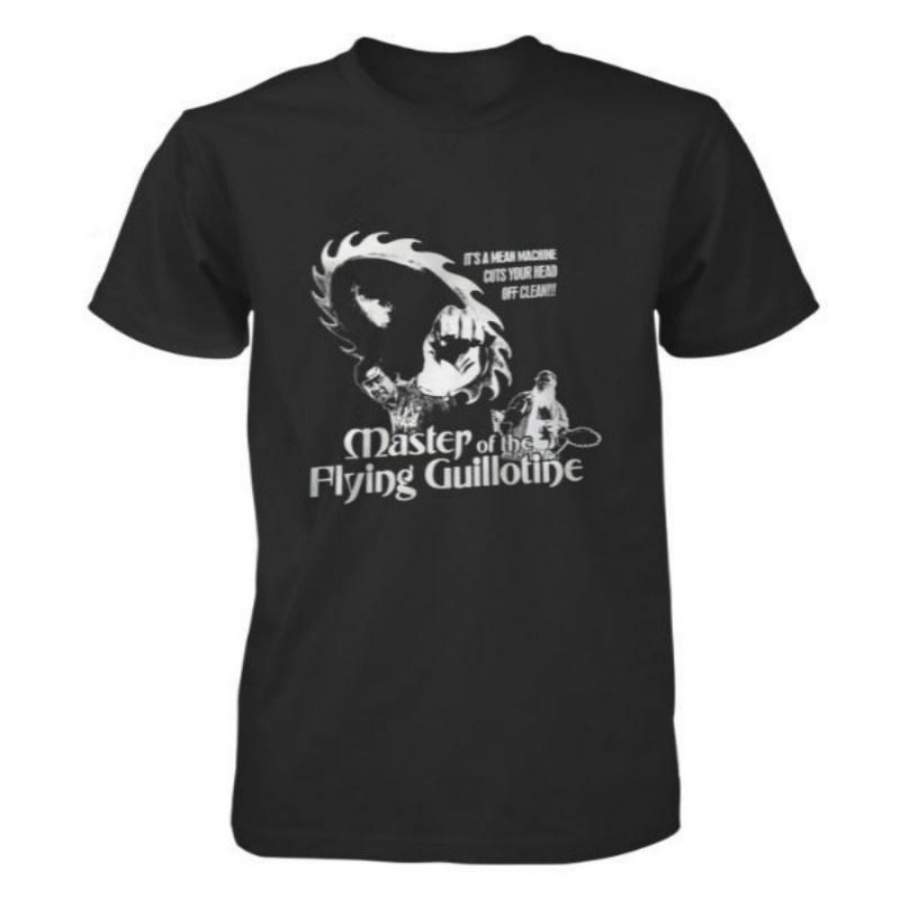 Vintage Kungfu Film Master Of The Flying Guillotine Black T-Shirt Size 2-3Xl