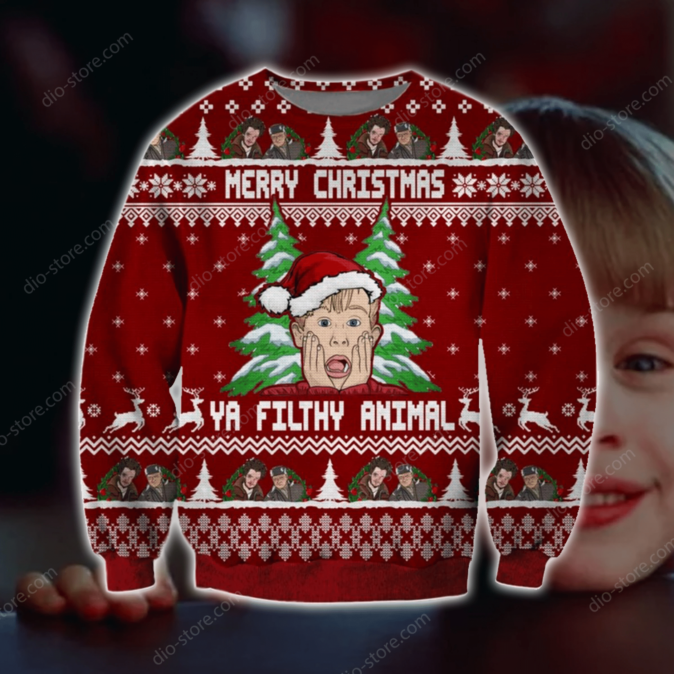 Ya Filthy Animal Ugly Christmas Sweater 2023