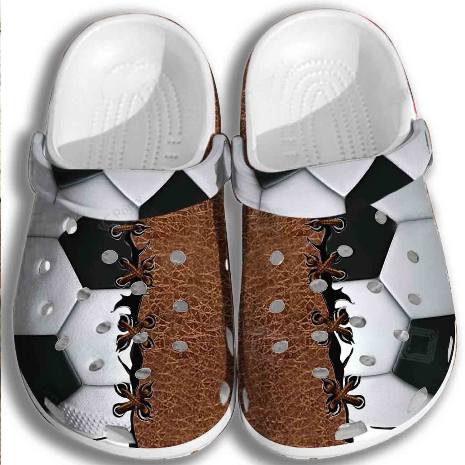 Soccer Ball Croc Shoes Men Women  &hellip;