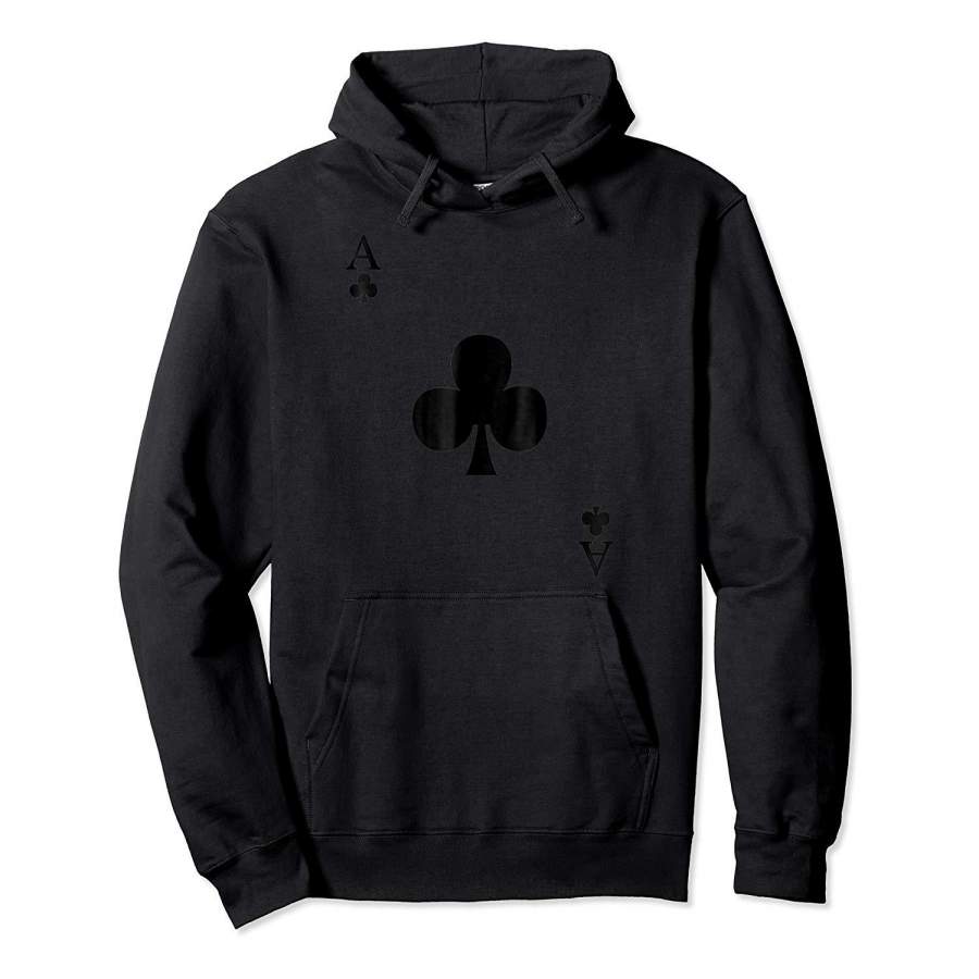 Ace of Clubs Deck of Cards Halloween Costume Hoodie Premium Tee