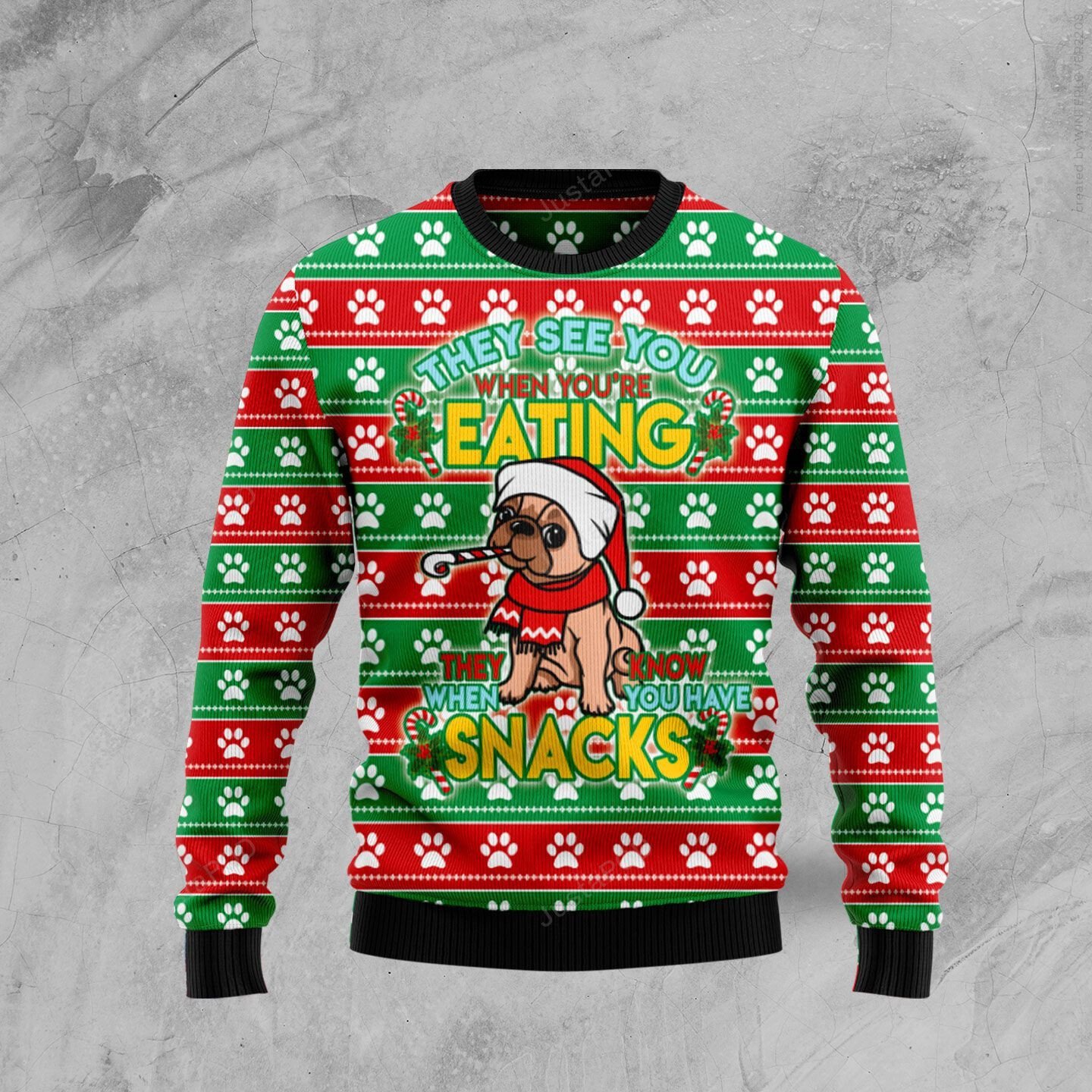 French Bulldog Ugly Christmas Sweater Txtrend Shop