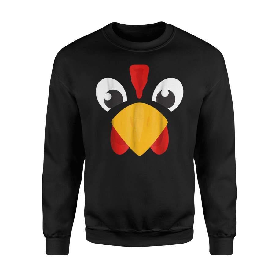 Chicken Face Cute Kids Halloween Costume Animal  Halloween Sweatshirt