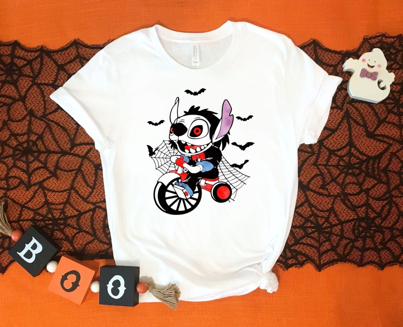 Disney Halloween Shirt, Disney Characters Shirt, Halloween Stitch Shirt, Halloween Family Shirt, Halloween Party Outfit, Funny Halloween Tee Hautehalo x Disney 2024