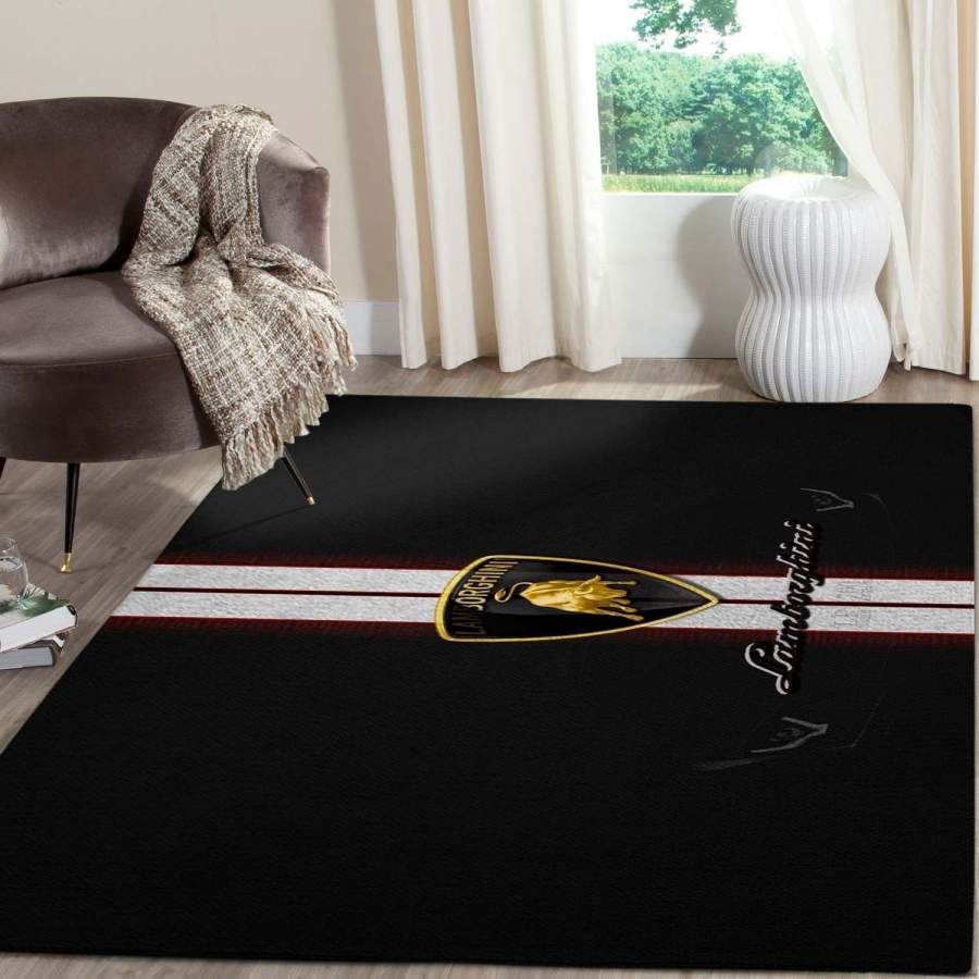 Lamborghini Logo SuperCars Area Rugs Living Room Carpet FN131206 Local Brands Floor Decor The US Decor