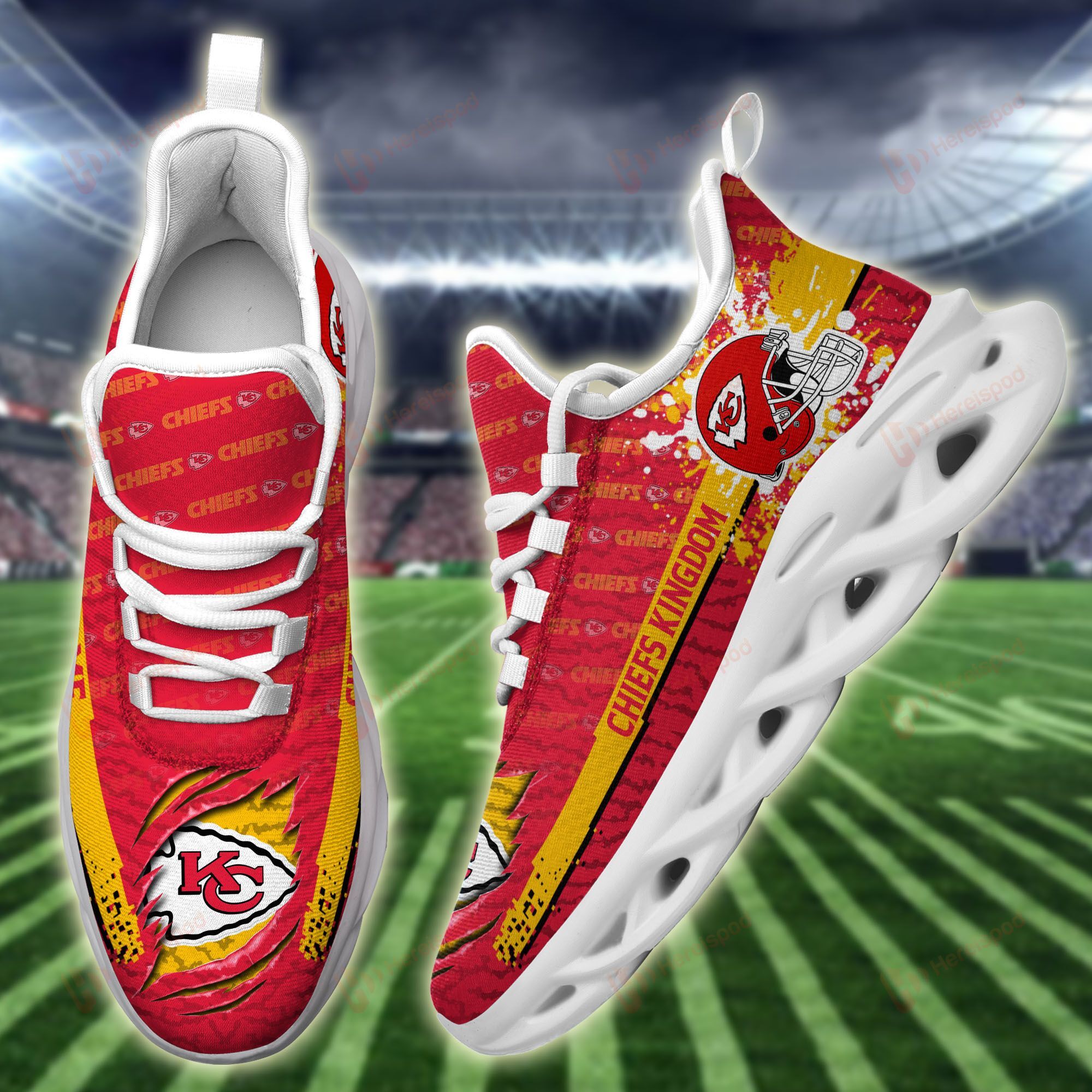 Kansas City Chiefs Personalized Max Soul Shoes Chsx21101542