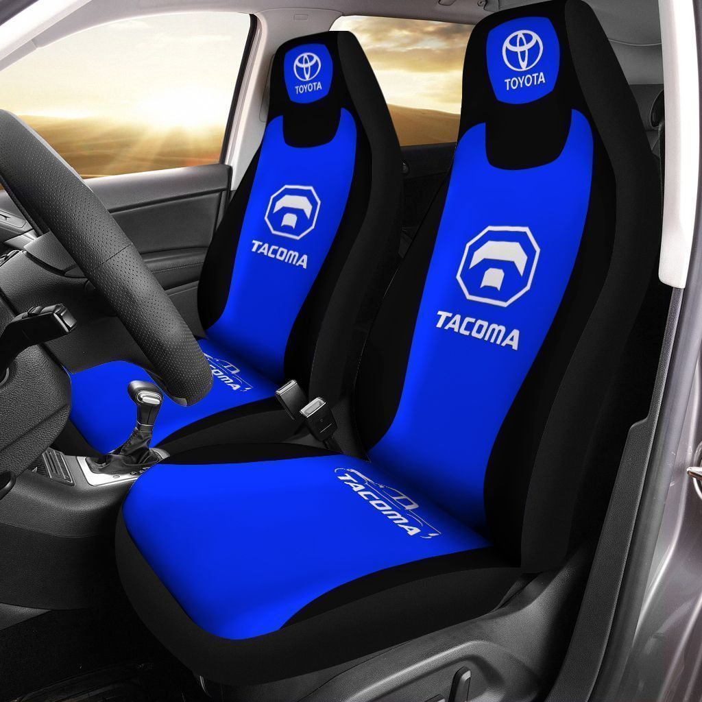 TOYOTA TACOMA PVT Car Seat Cover (Set of 2) Ver 2 ( blue)