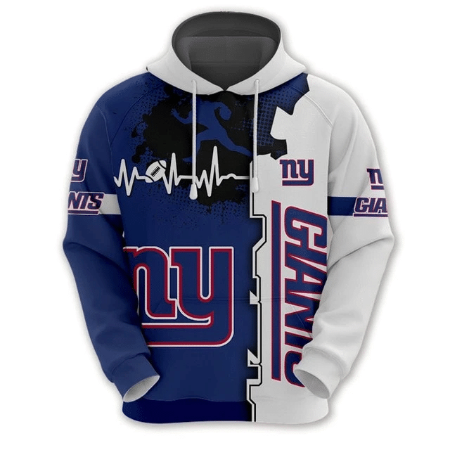 New York Giants Beating Curve And 37 Unisex 3D Hoodie Gift For Fans