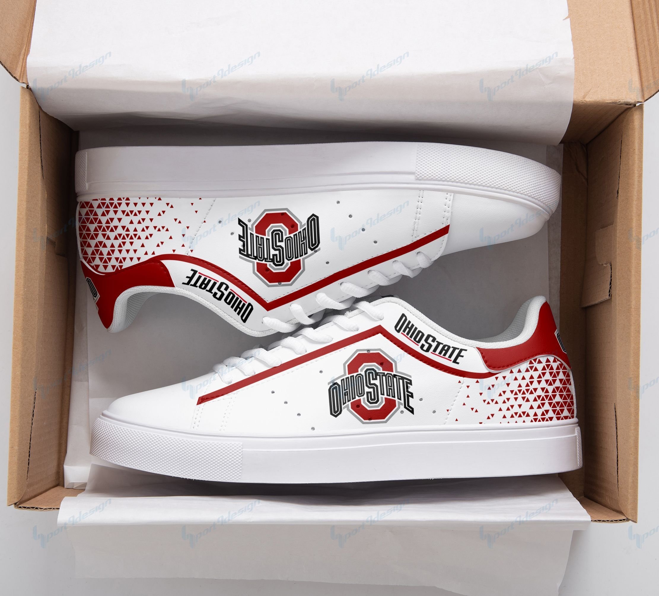 Ohio State Buckeyes SS Custom Sneakers 015