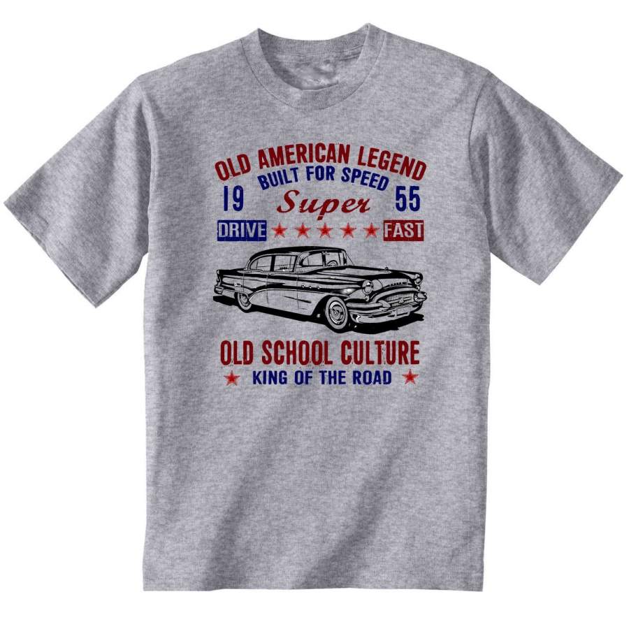 The Coolest and Most Interesting Vintage American Car Buick Super T-shirt Male Cotton T-shirts