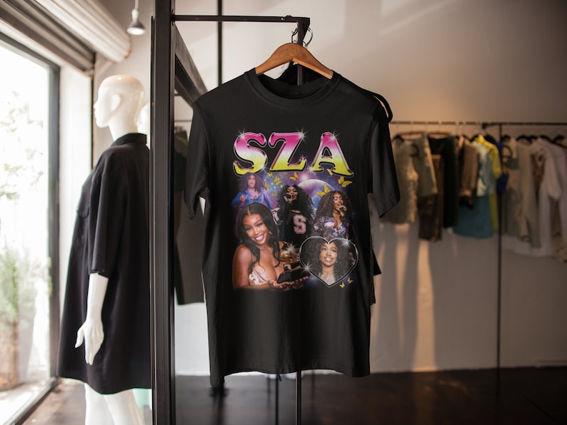 Vintage Bootleg Sza Rap T-Shirt, Rapper Singer Shirt, Unisex Ultra Cotton Tee, Sza Tshirt