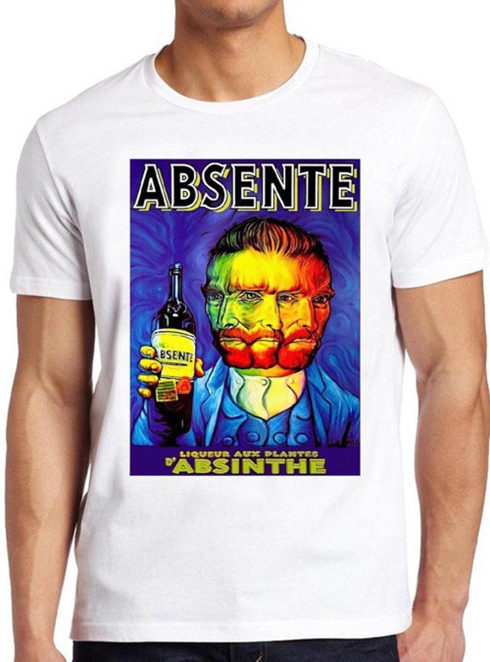 Absinthe T Shirt Vincent Van Gogh Funny Vintage Cool Gift Tee 151