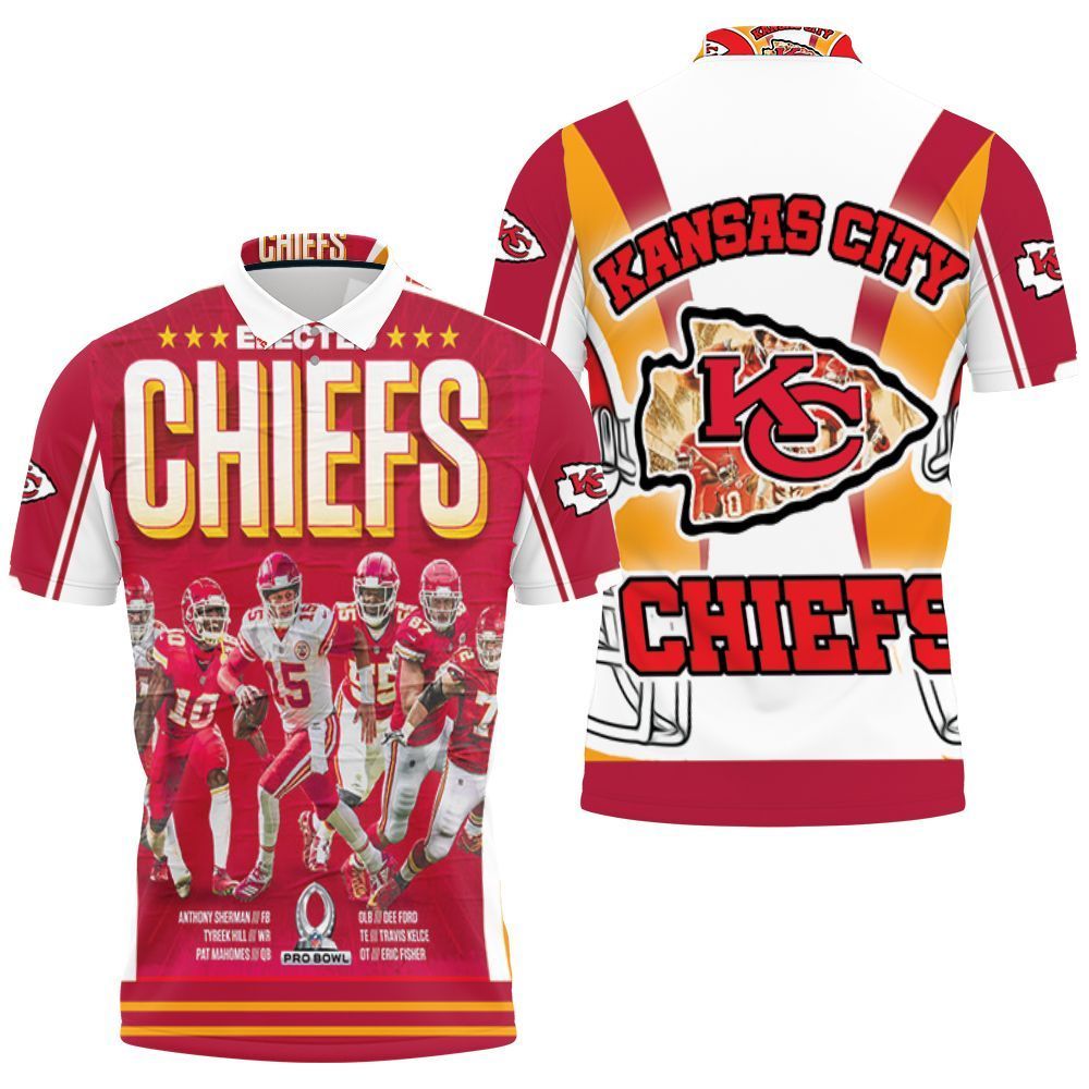 Kansas City Chiefs Pro Super Bowl 2021 Afc West Division 3D Polo Shirt, Jersey