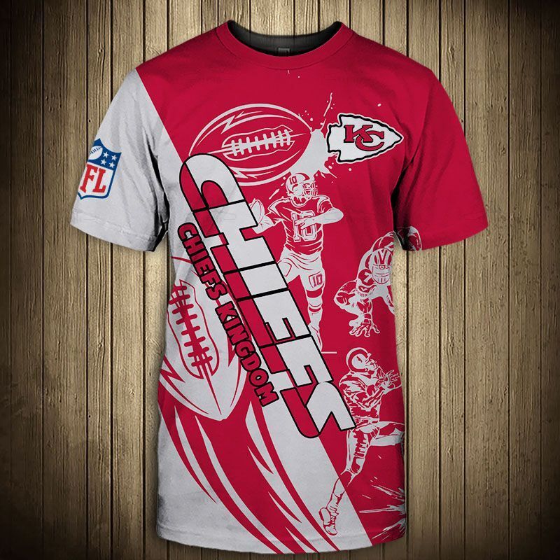 Kansas City Chiefs T-Shirt Graphic Cartoon Player Gift S