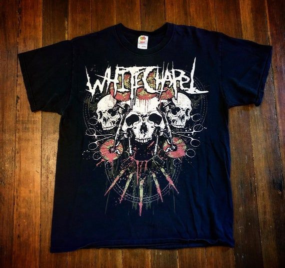 White Chapel Hardcore Metal Concert Tour Shirt