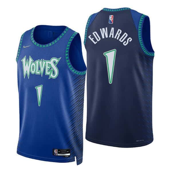 Anthony Edwards Minnesota Timberwolves Jersey Collection – All Stitched