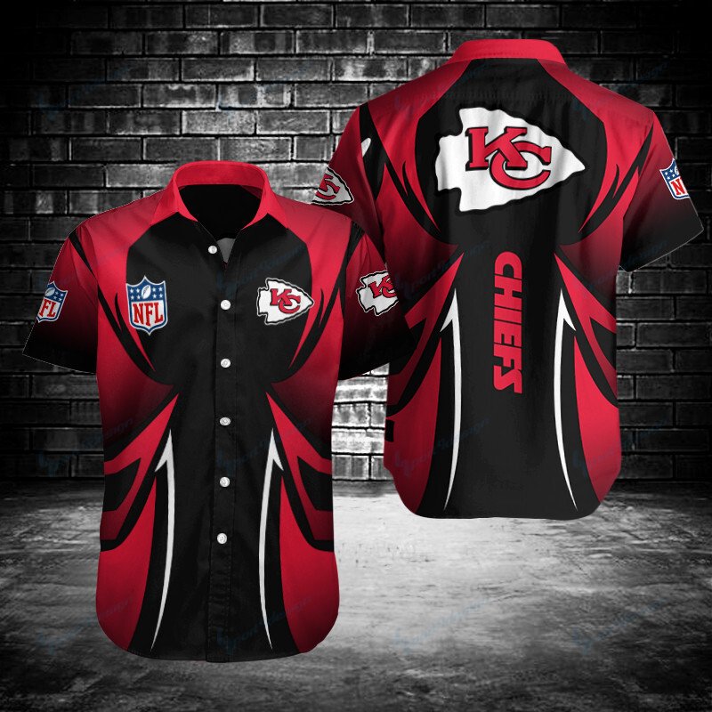 Kansas City Chiefs Button Shirt Bb086