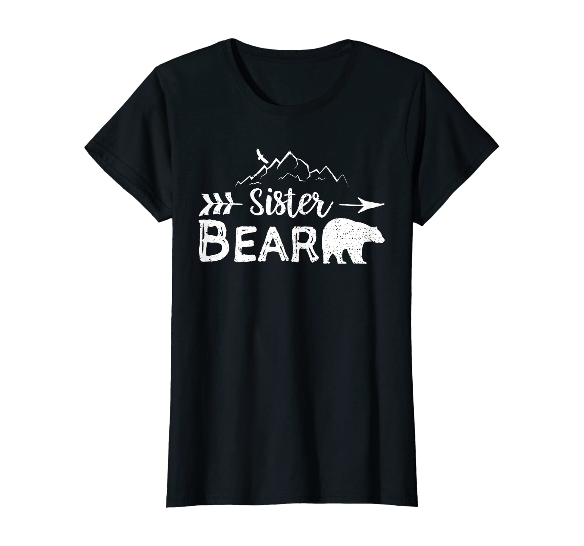 Sister Bear Shirt Matching Family Siblings Camping Gift