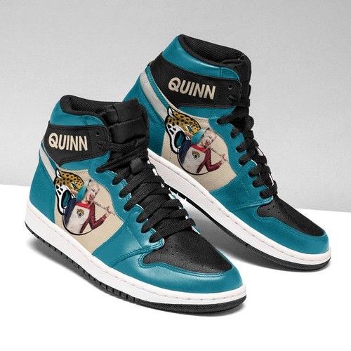 Harley Quinn Jacksonville Jaguars Jordan Sneakers High Top Shoes Jordan Sneaker Air Jordan High Sneakers Sport Sneakers