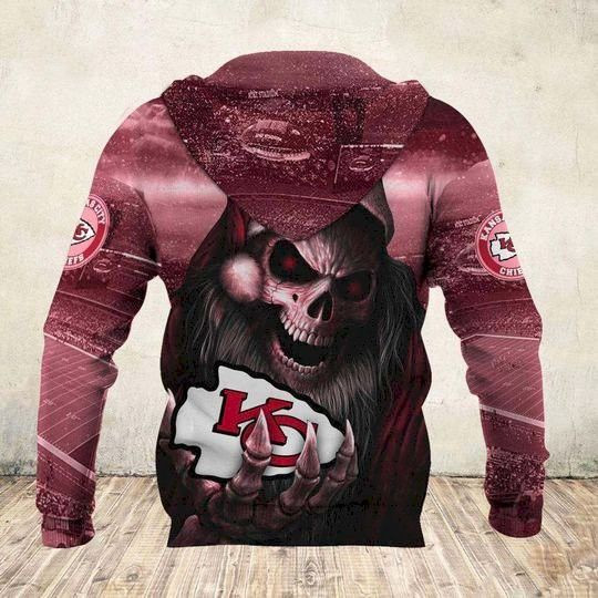 Kansas City Chiefs New Skull  S1478 15 Unisex 3D Hoodie Gift For Fans