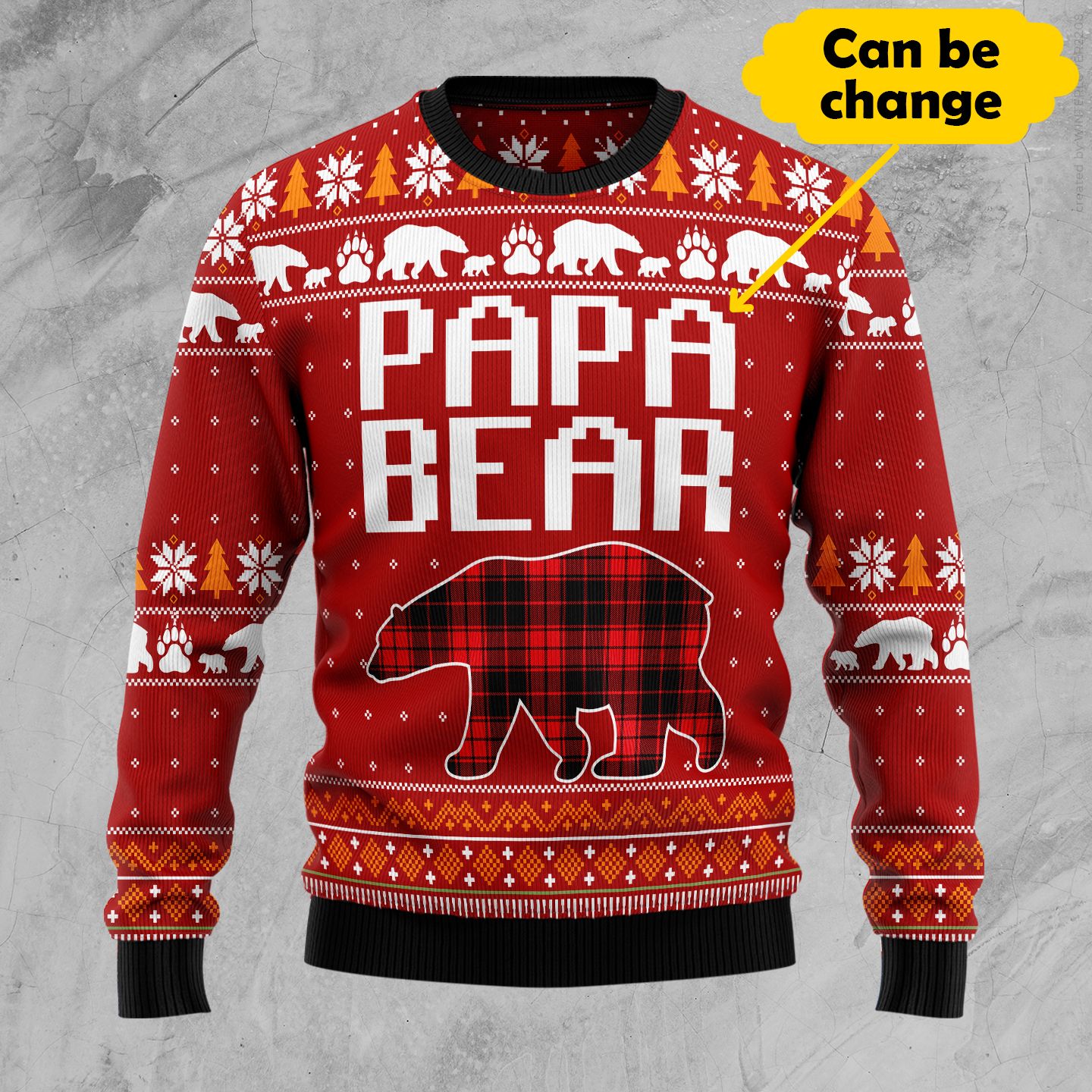 Family Bear D2610 Ugly Christmas Sweater 2023