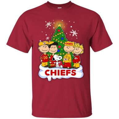 Snoopy The Peanuts Kansas City Chiefs Christmas Sweaters 2D T-Shirt