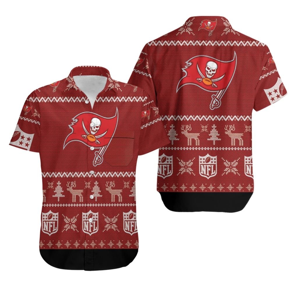 Tampa Bay Buccaneers Nfl Ugly Christmas 3D Printed Sweatshirt Ugly Hawaiian Shirt