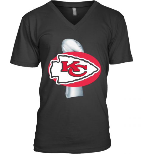 Kansas City Chiefs Super Bowl V-Neck T-Shirt