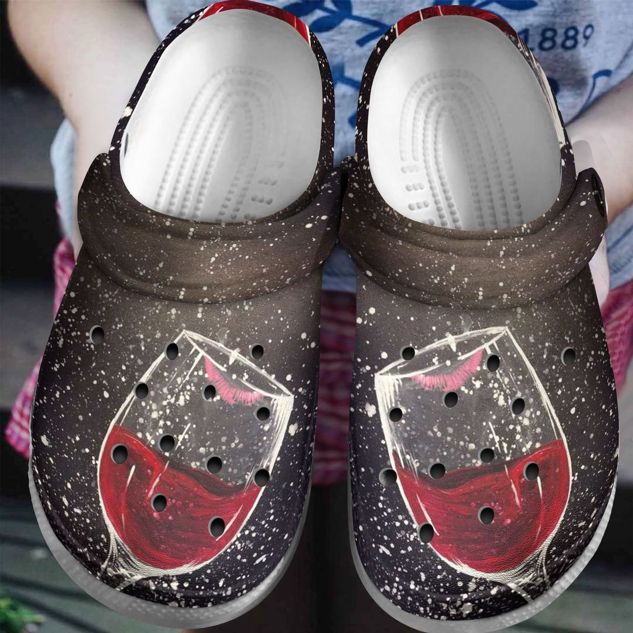 Wine Personalized Clog Custom Crocs  &hellip;