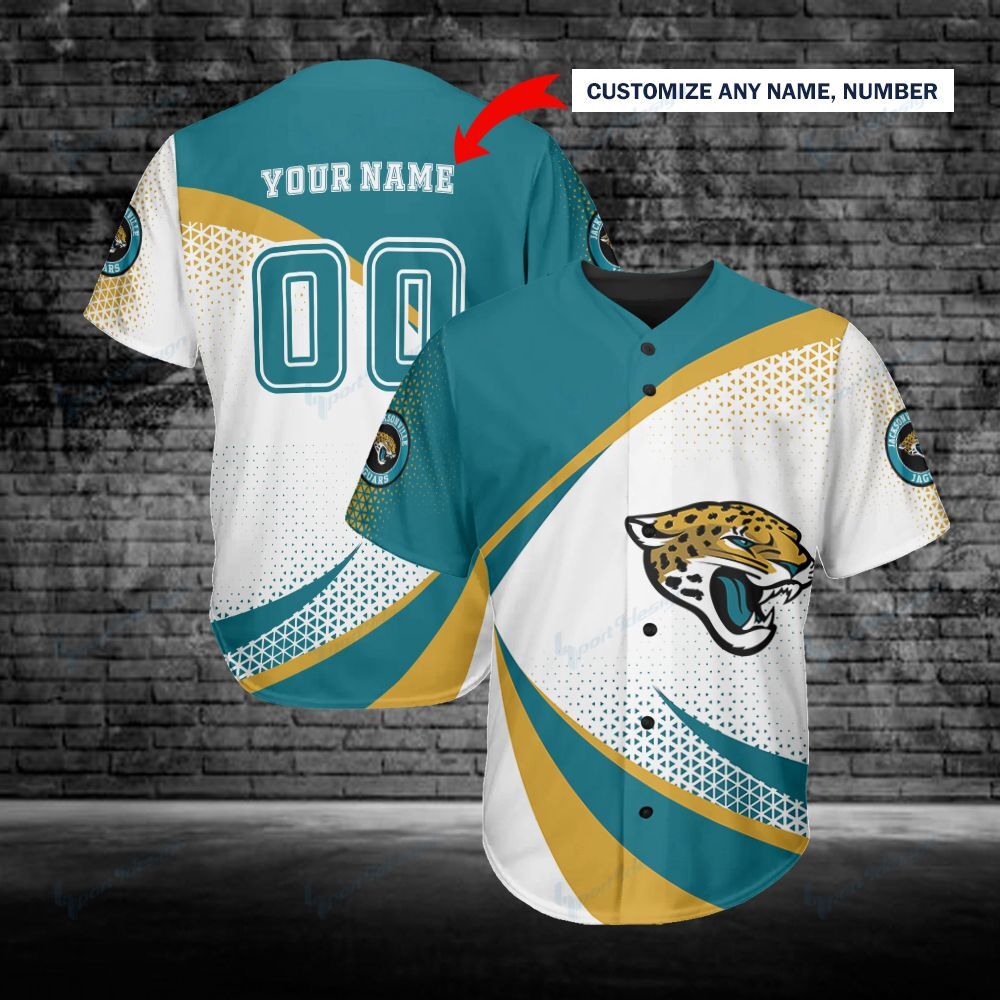 Jacksonville Jaguars Personalized Baseball Jersey Shirt 193