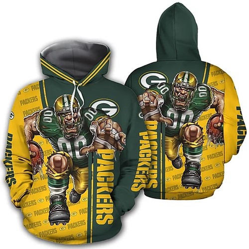 Green Bay Packers 70 Unisex 3D Hoodie Gift For Fans