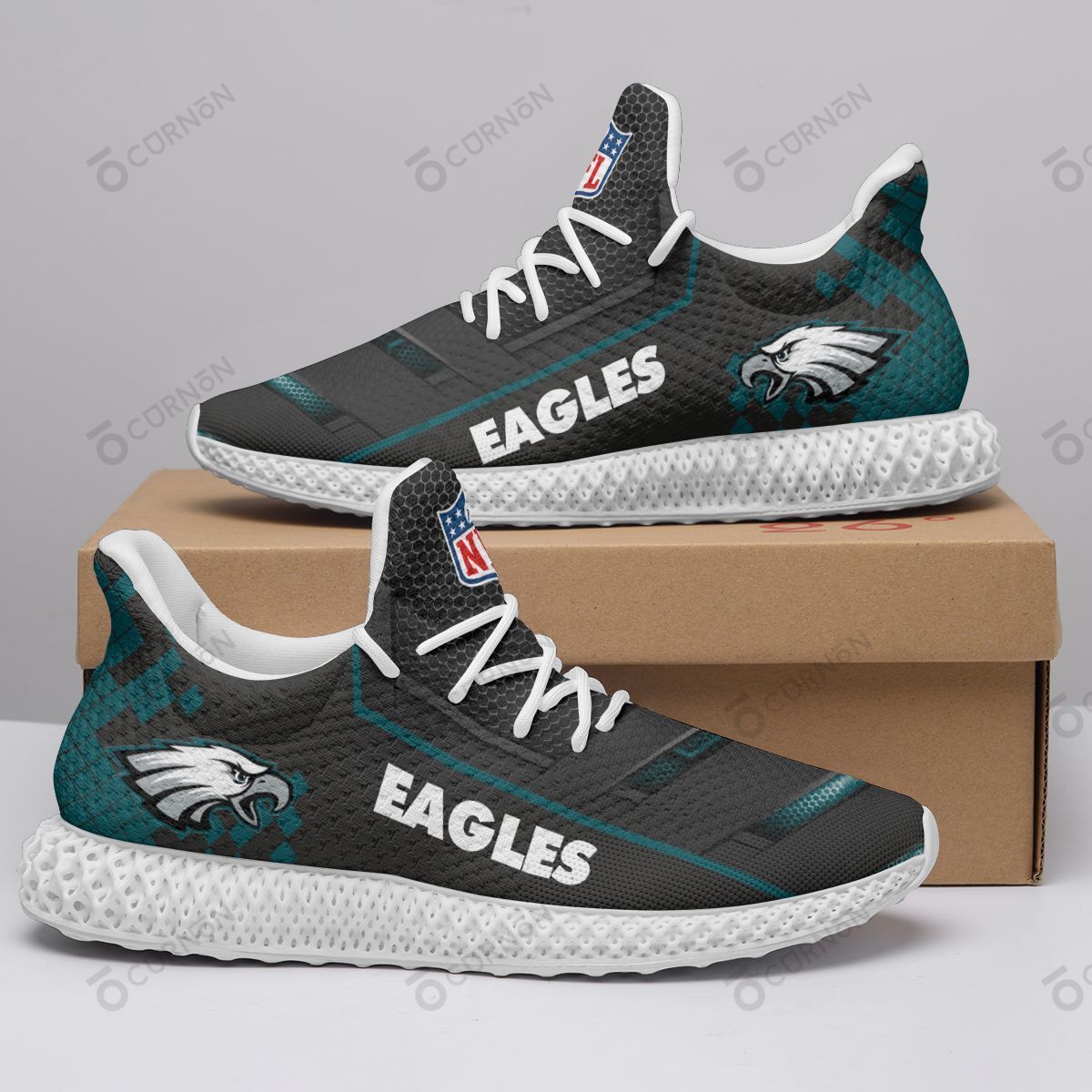 Philadelphia Eagles 4D Future Sneakers 65