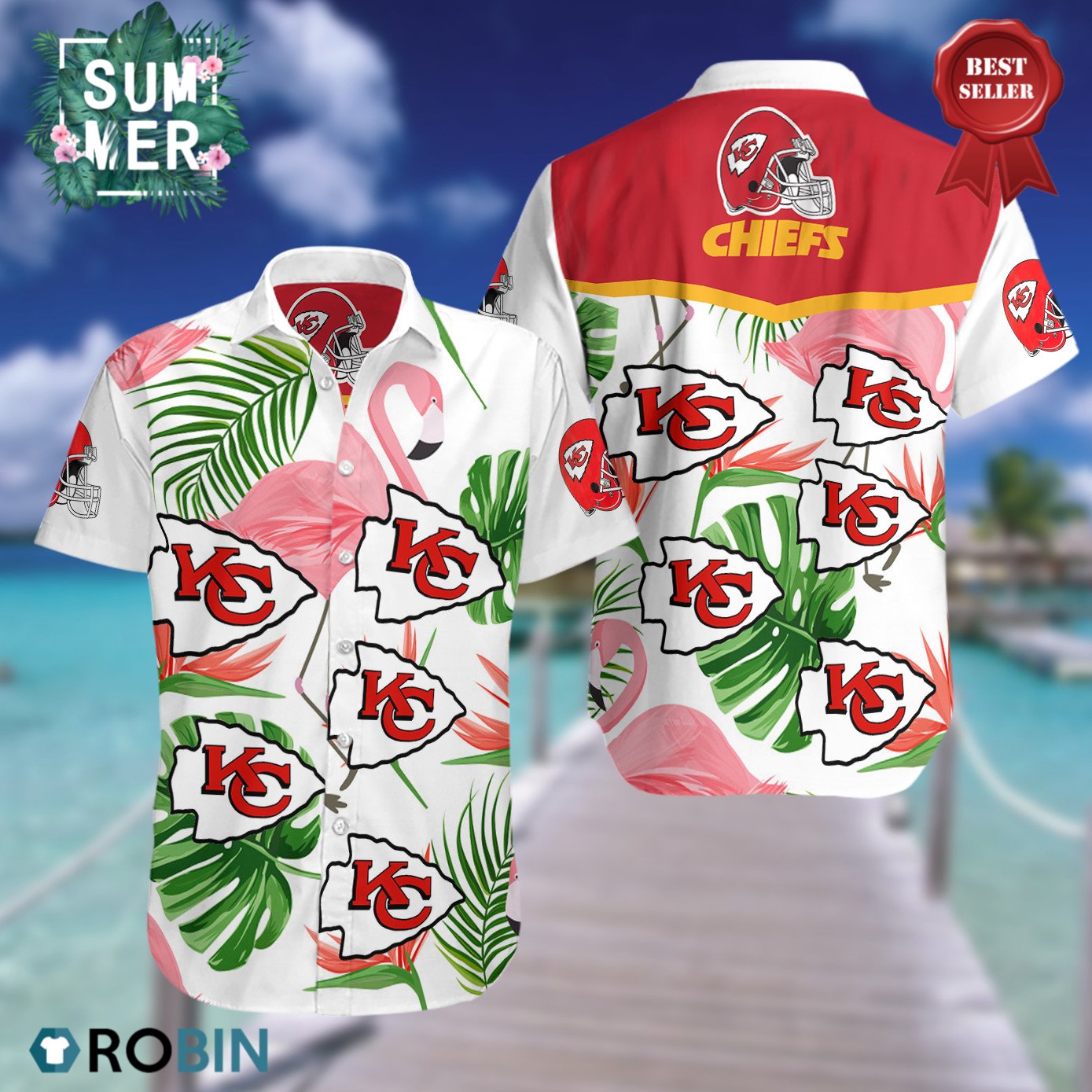 Kansas City Chiefs Hawaiian Pattern Shirt