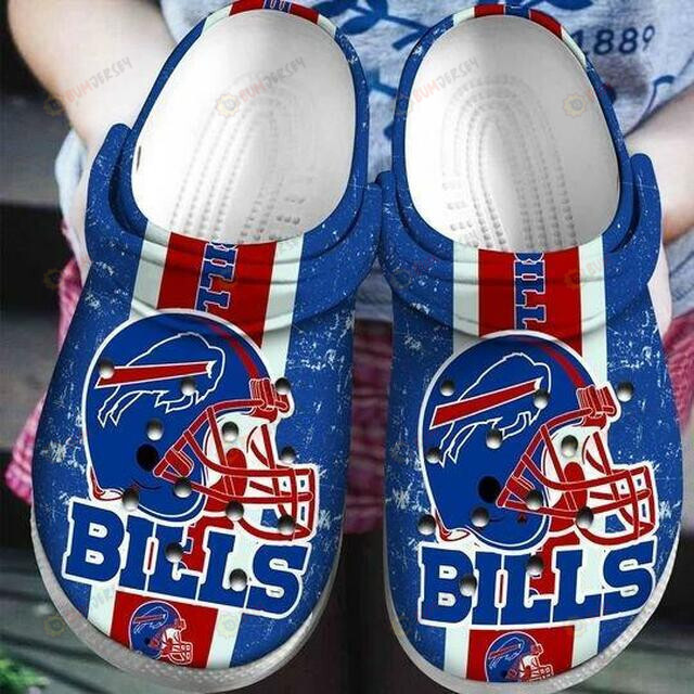 Buffalo Bills Football Crocs Crocband Clog Comfortable Water Shoes – Aop Clog