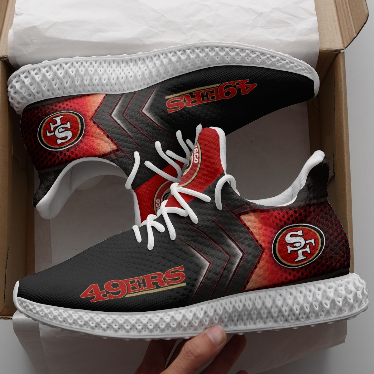 San Francisco 49ers 4D Future Sneakers 21