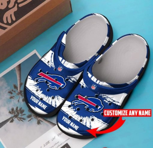 Buffalo Bills Personalized Personalized Name Clog Shoes