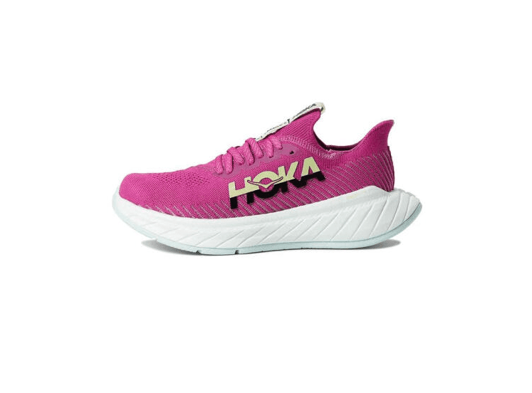 Hoka One One Carbon X 3 Festival Fuchsia Black Shoes Sneakers, Women SNK528189255