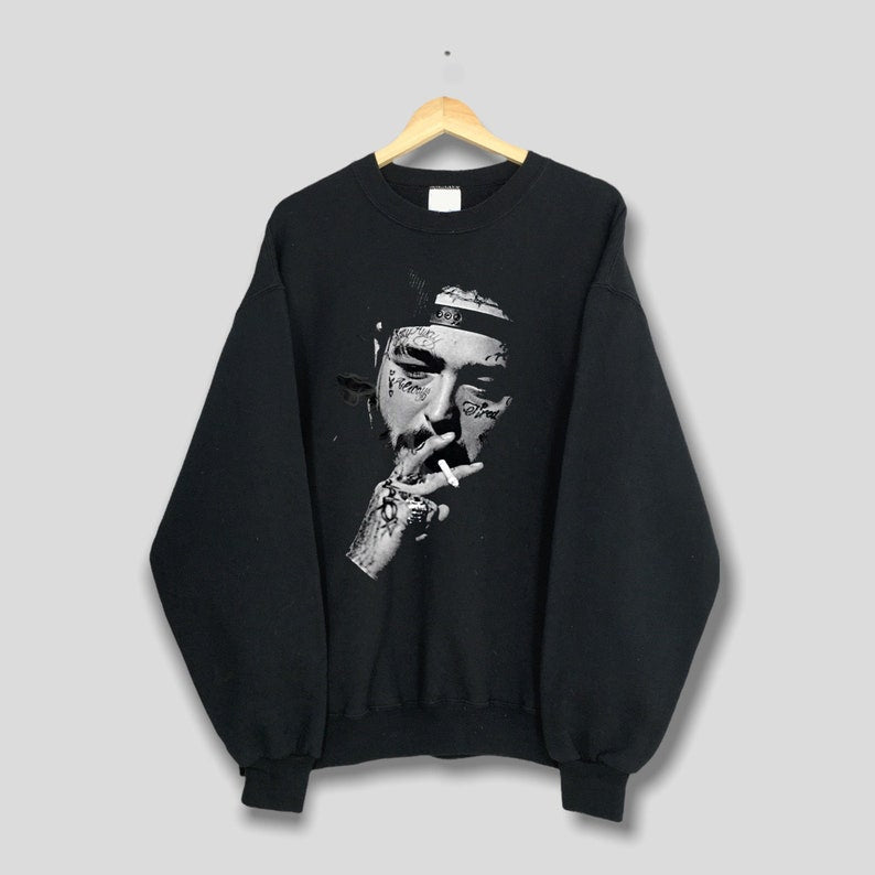Posty Crewneck Sweatshirt, Posty Shirt, Post Malone Sweatshirt, Bootleg Posty Graphic Tee, Posty Concert Shirt, Malone T-Shirt, Posty Gift