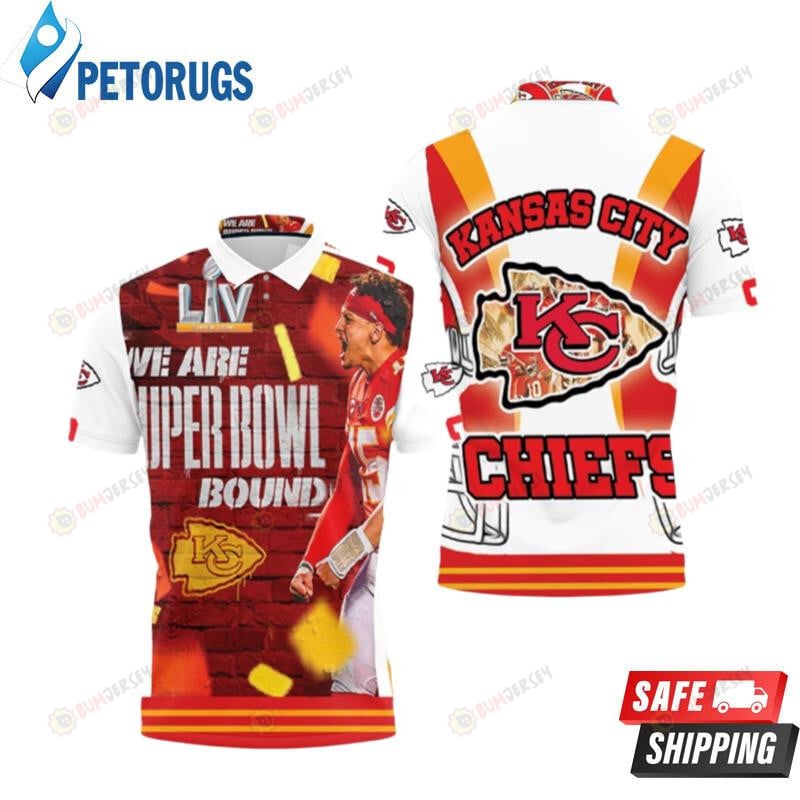 Kansas City Chiefs We Are Super Bowl Bound 2021 West Division Champions Printed Polo Shirt