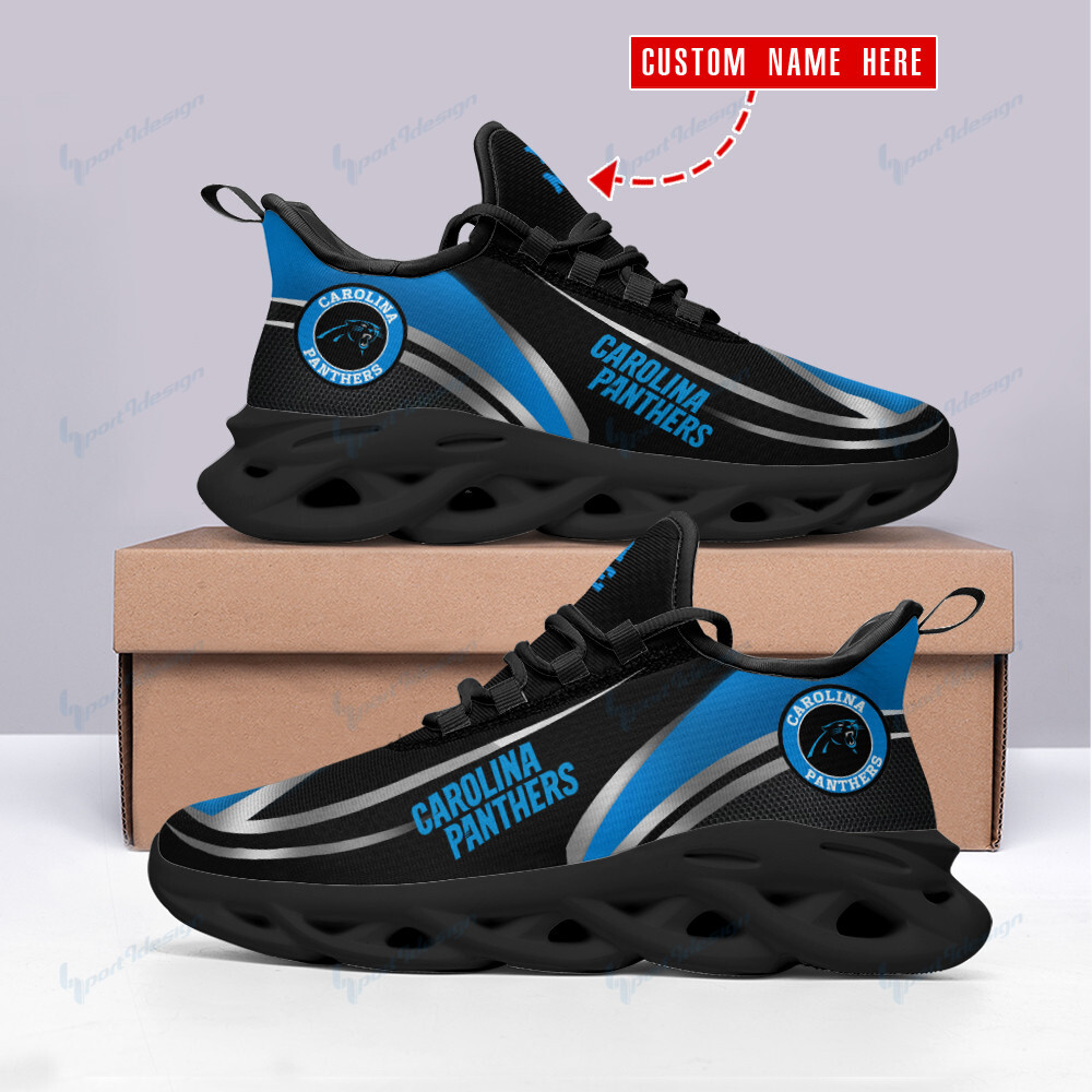 Carolina Panthers Personalized Yezy Running Sneakers Bb301