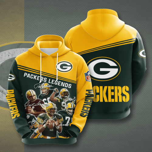 Green Bay Packers Legends 82 Unisex 3D Hoodie Gift For Fans