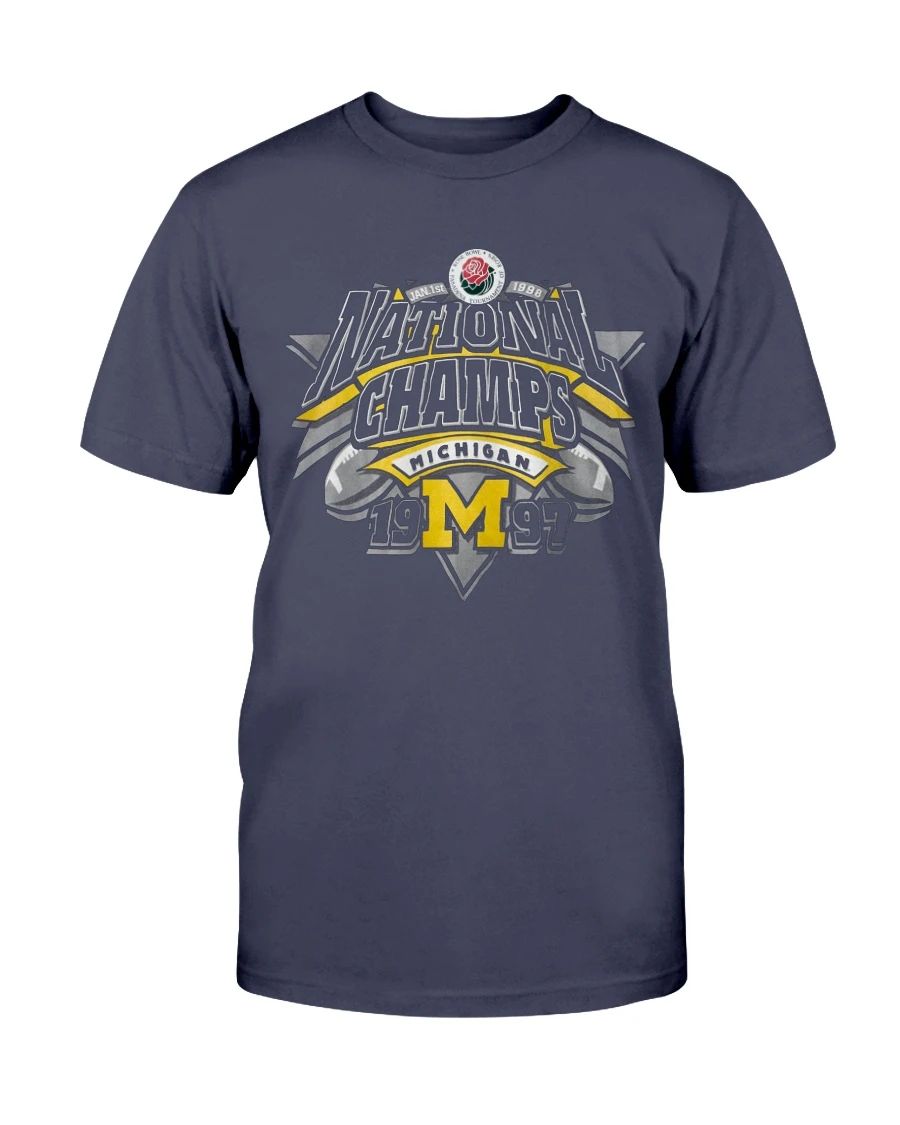 1997 Michigan Rose Bowl Shirt – Vintage 90s – Wolverines – College Football – Champion