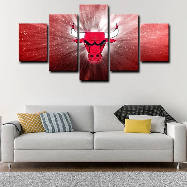 Chicago Bulls Emblem Wall Canvas Store