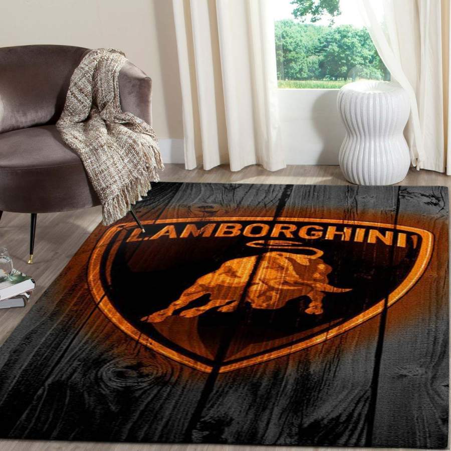 Lamborghini Logo SuperCars Area Rugs Living Room Carpet FN131209 Local Brands Floor Decor The US Decor