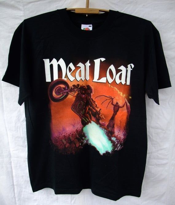 Shirt Meat Loaf 2003 Concert Tour Shirt Black Billy Idol Bruce Springsteen Bonnie Tyler Shirt