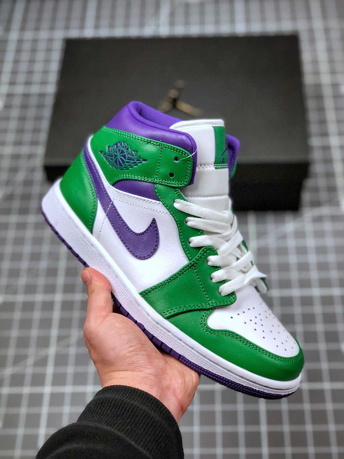 JD 1 Mid Hulk Aloe VerdeCourt Purple 554724-300 5341730