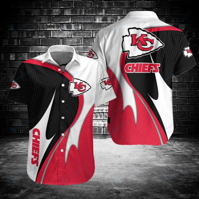 Kansas City Chiefs Button Shirt Bg785