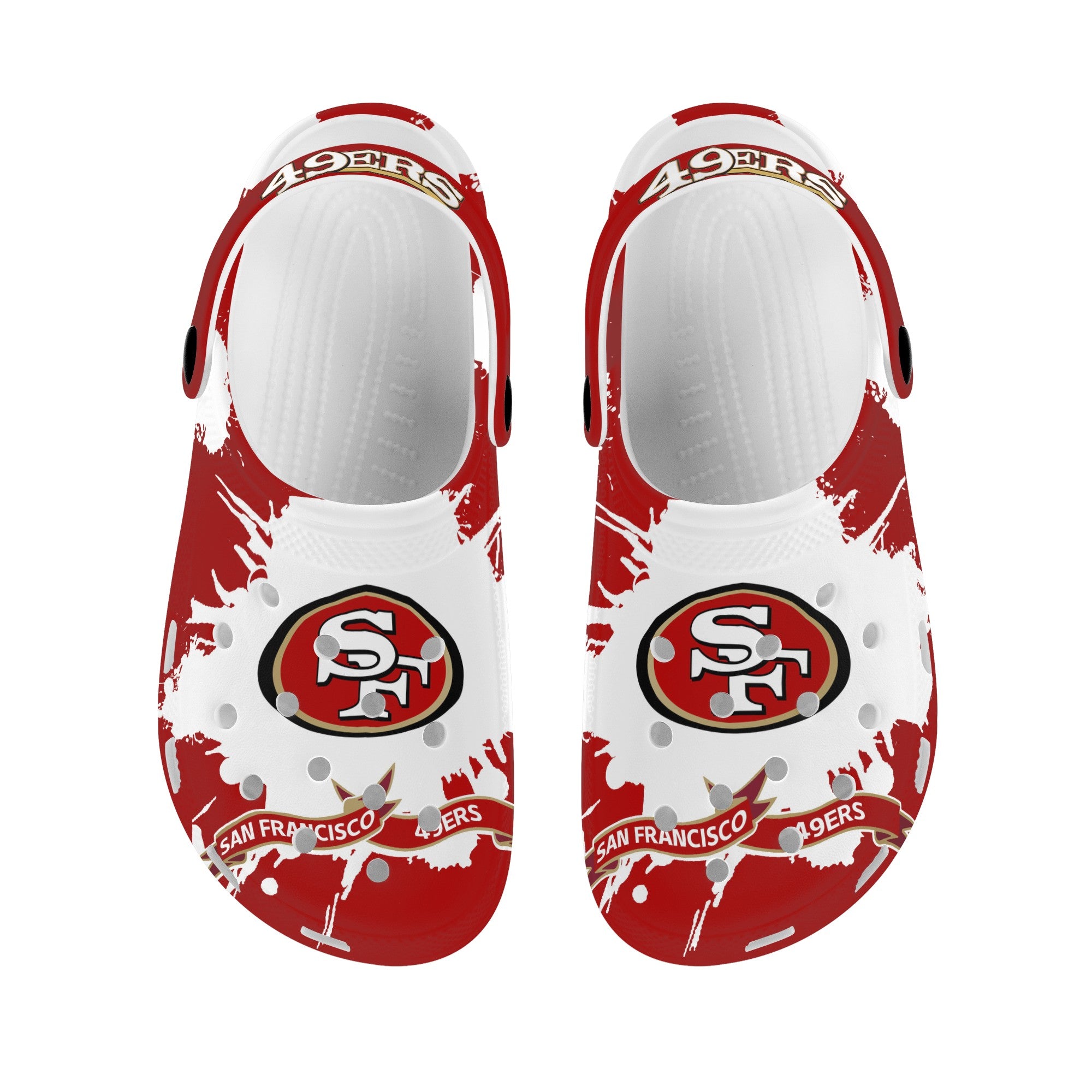 San Francisco 49Ers Crocss Shoes No 02