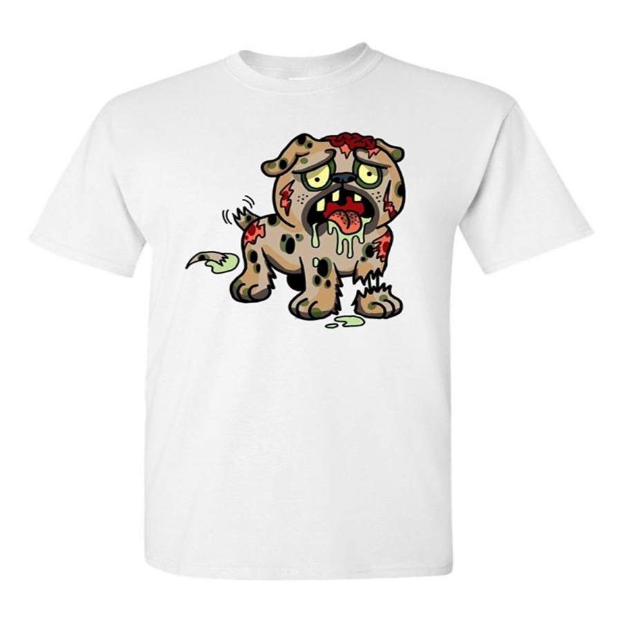 Zombie Dog Undead Animals Adult Dt T-Shirt Fashion O-Neck Short Sleeved T Shirts Summer Funny Loose Tee Shirt For Men