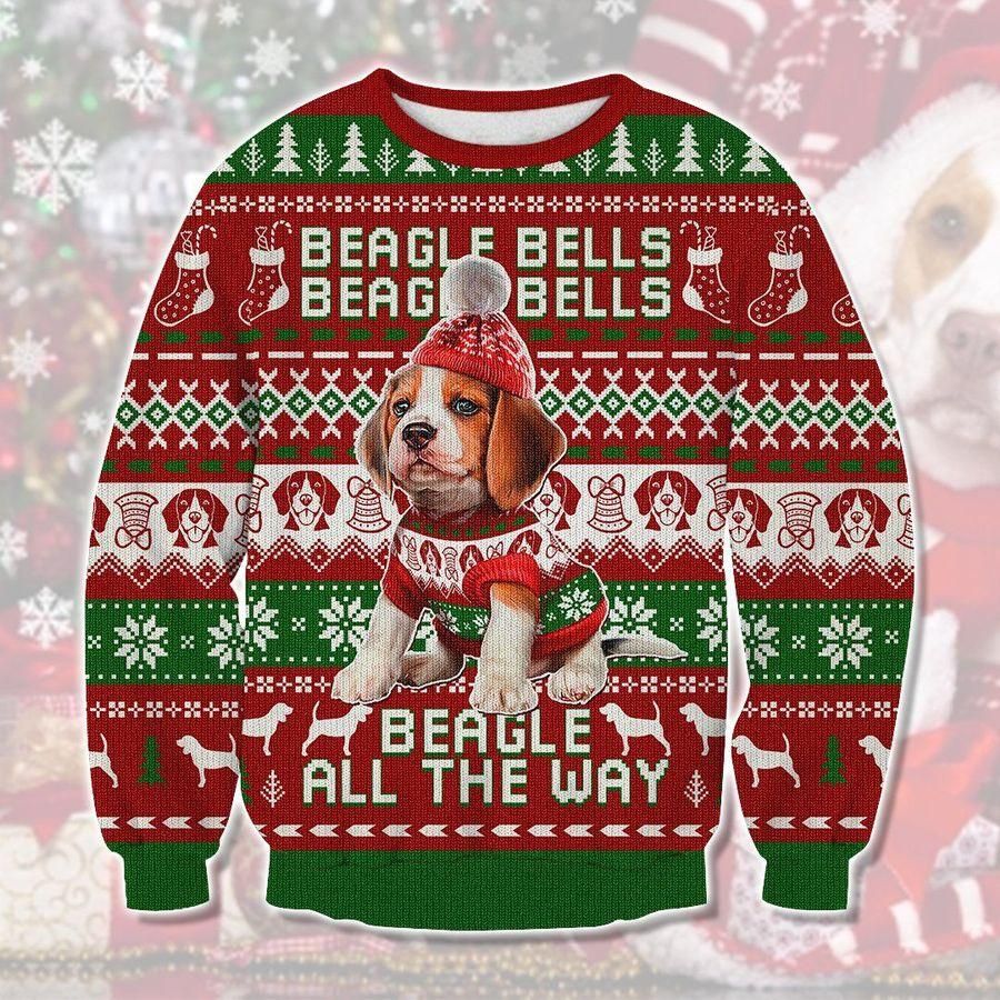 Beagle Ugly Christmas Sweater For Men & Women Orangershirt Store